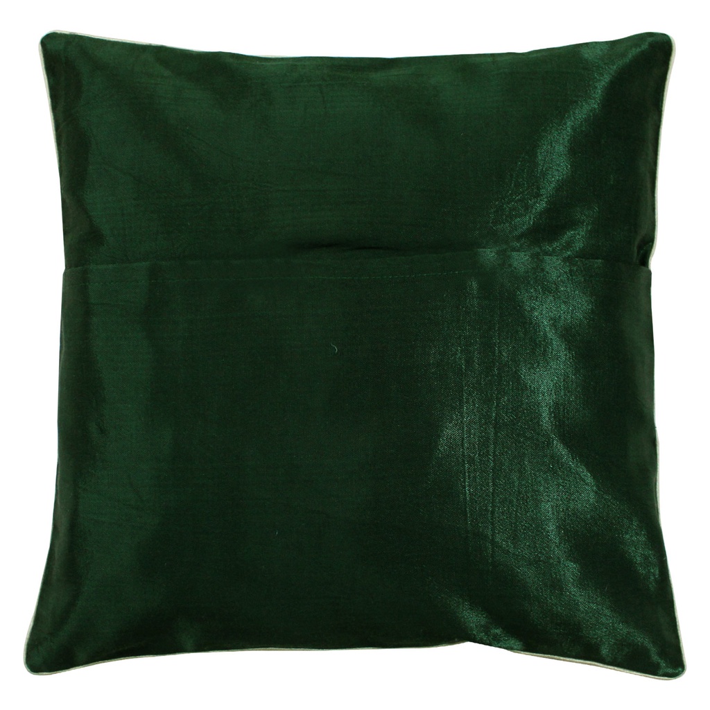 Embroidered Mashru Cushion Cover