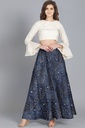 Handmade Plain Mashru Silk Long Skirt