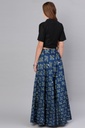 Handmade Plain Mashru Silk Long Skirt
