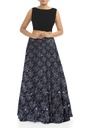 Handmade Plain Mashru Silk Long Skirt