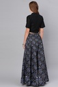 Handmade Plain Mashru Silk Long Skirt