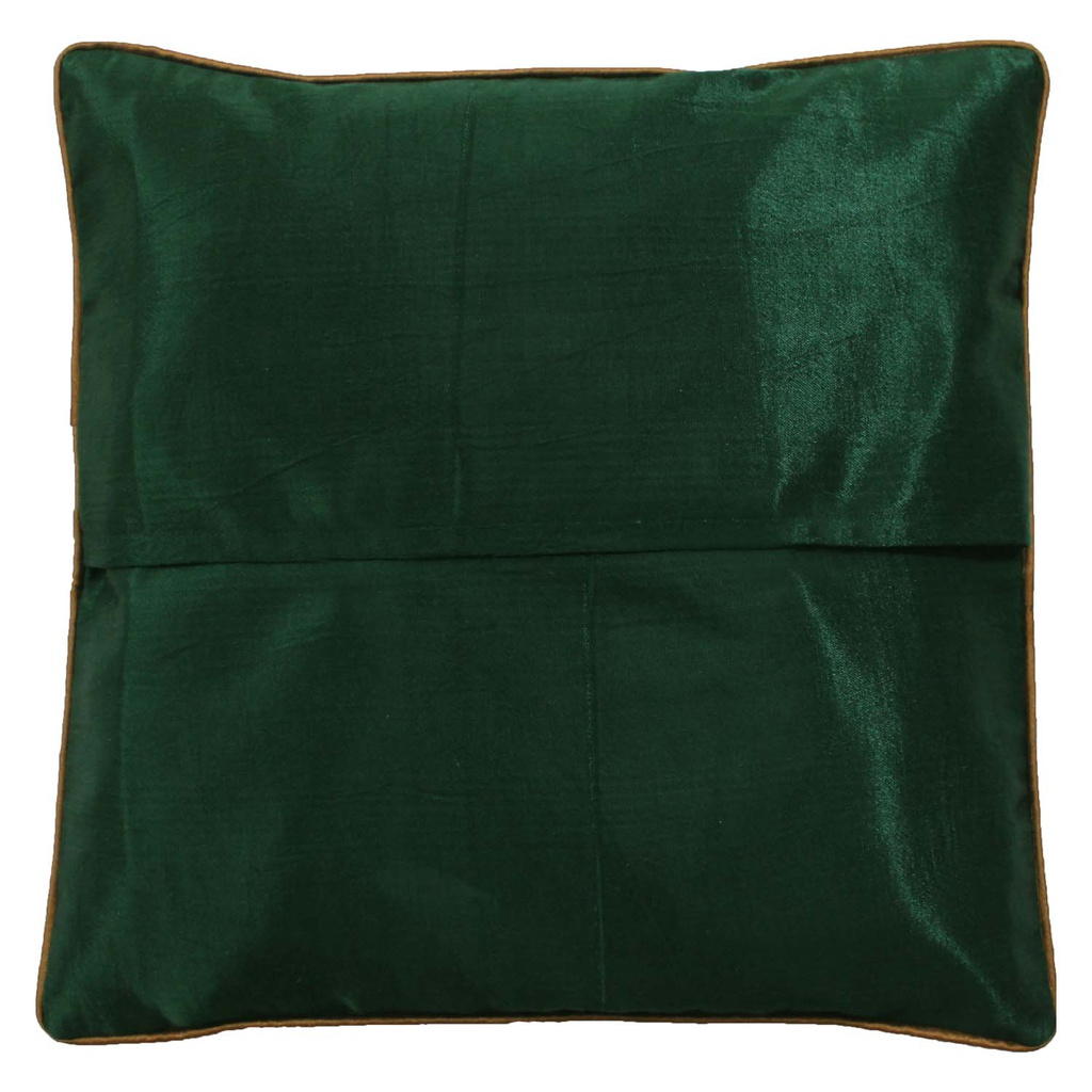 Embroidered Mashru Cushion Cover