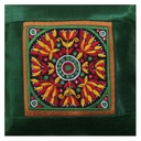 Hand Embroidered Mashru Cushion Cover
