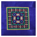 Embroidered Mashru Cushion Cover