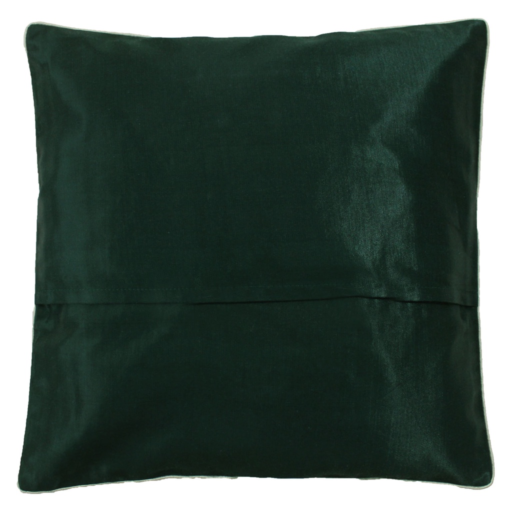 Hand Embroidered Mashru Cushion Cover