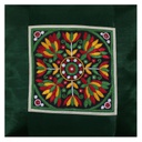 Hand Embroidered Mashru Cushion Cover