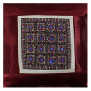 Hand Embroidered Mashru Cushion Cover