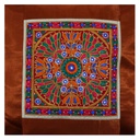 Hand Embroidered Mashru Cushion Cover