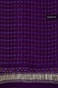 Purple Handwoven Gaji Silk Bandhani Dupatta