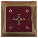Hand Embroidered Mashru Cushion Cover