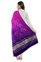 Handwoven Gaji Silk Bandhani Dupatta