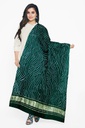 Handwoven Gaji Silk Bandhani Dupatta