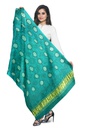 Handwoven Gaji Silk Bandhani Dupatta