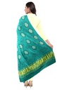 Handwoven Gaji Silk Bandhani Dupatta