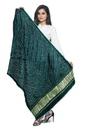 Handwoven Gaji Silk Bandhani Dupatta