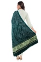 Handwoven Gaji Silk Bandhani Dupatta