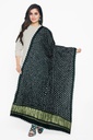 Handwoven Gaji Silk Bandhani Dupatta