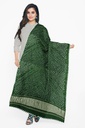Handwoven Gaji Silk Bandhani Dupatta