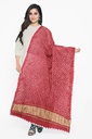 Handwoven Gaji Silk Bandhani Dupatta