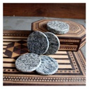 Handmade Agate Stone Tea Coaster ( Set of 6 )
