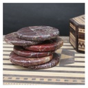 Handmade Agate Stone Tea Coaster ( Set of 6 )