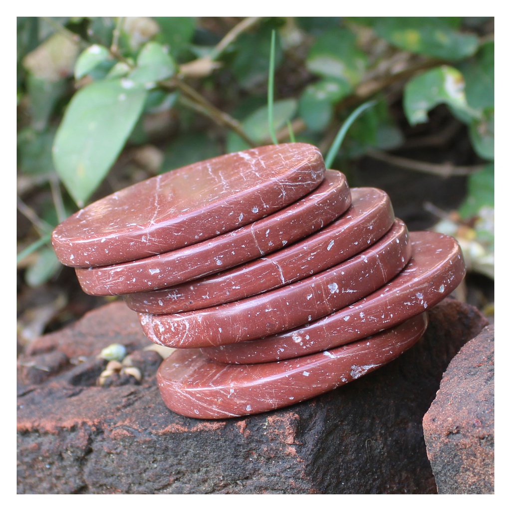 Handmade Agate Stone Tea Coaster ( Set of 6 )
