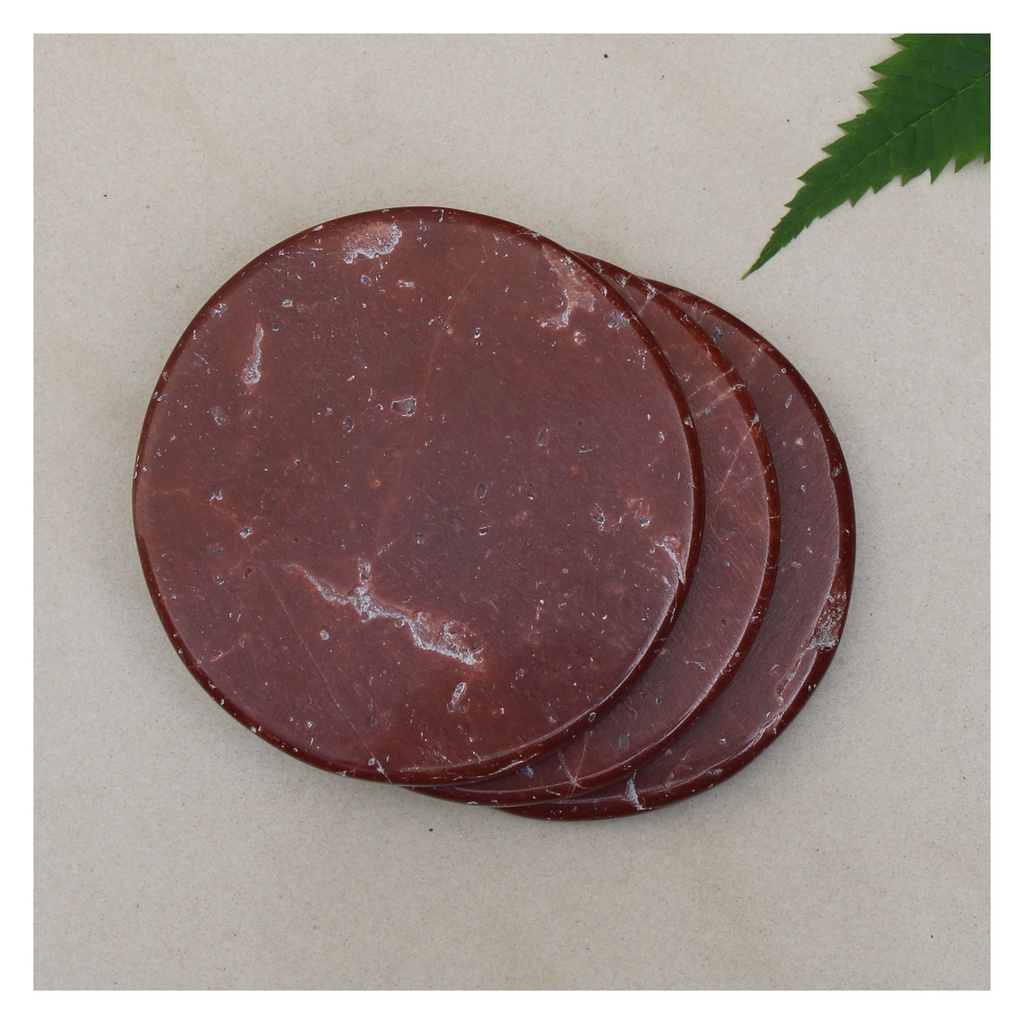 Handmade Agate Stone Tea Coaster ( Set of 6 )