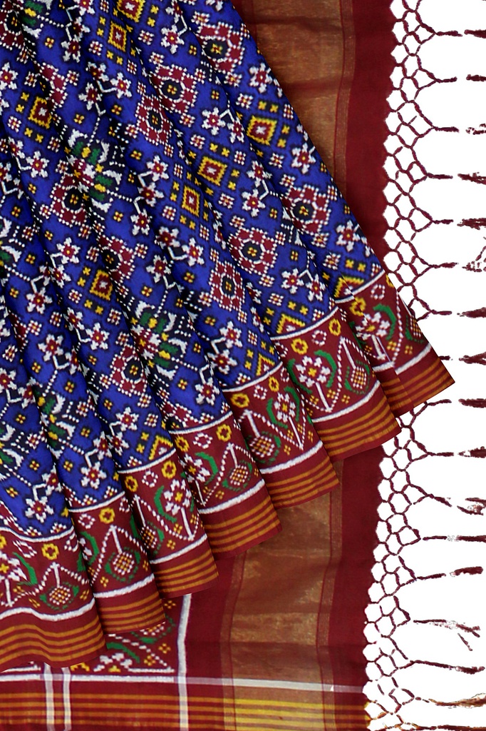 Handwoven Double Ikat Silk Patola Saree