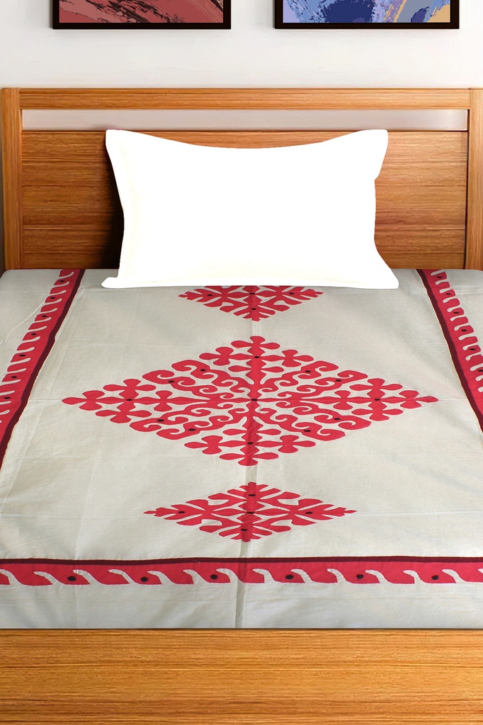 Single Bedsheet with Pillow Cover