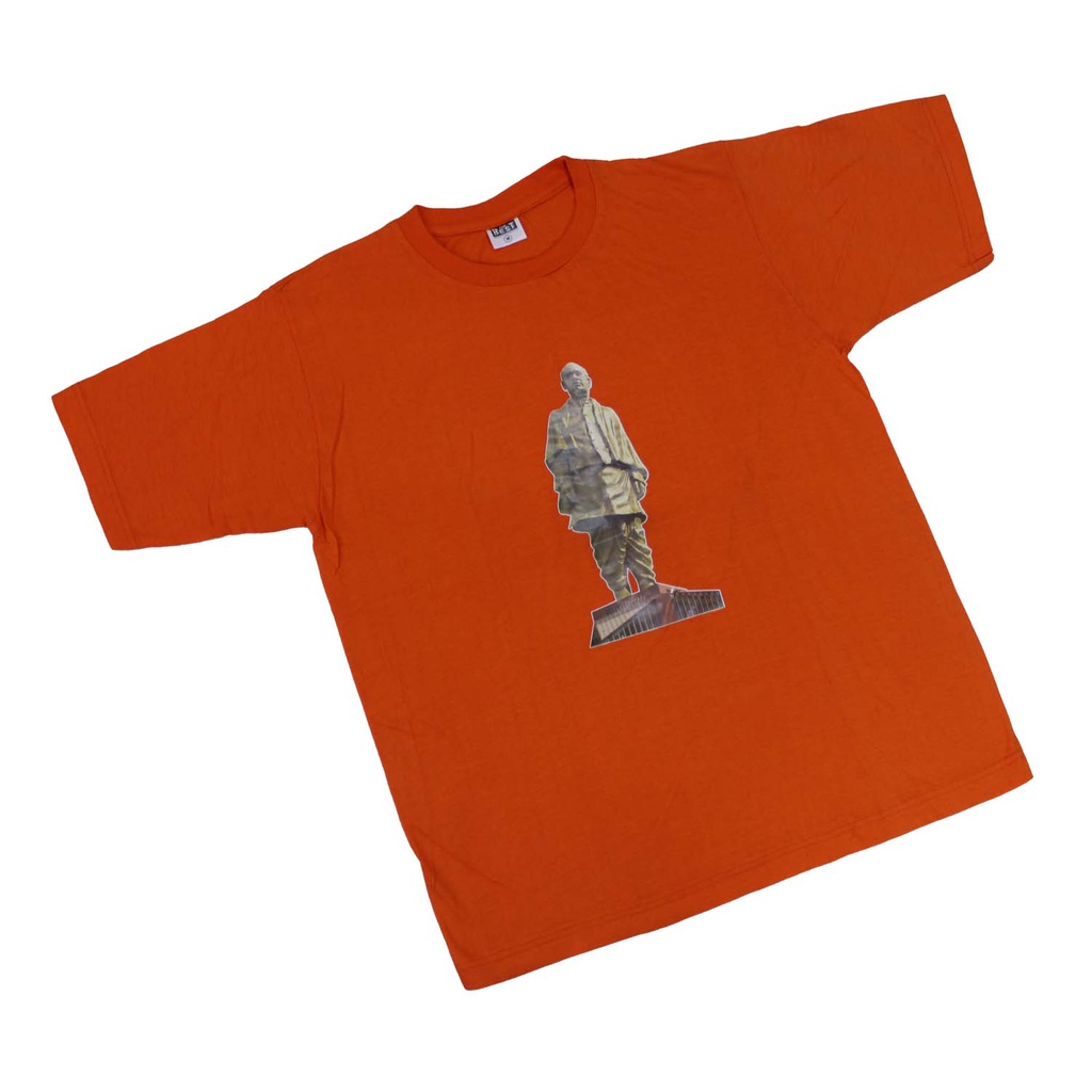 Statue of Unity Cotton Half Sleeves T-Shirt