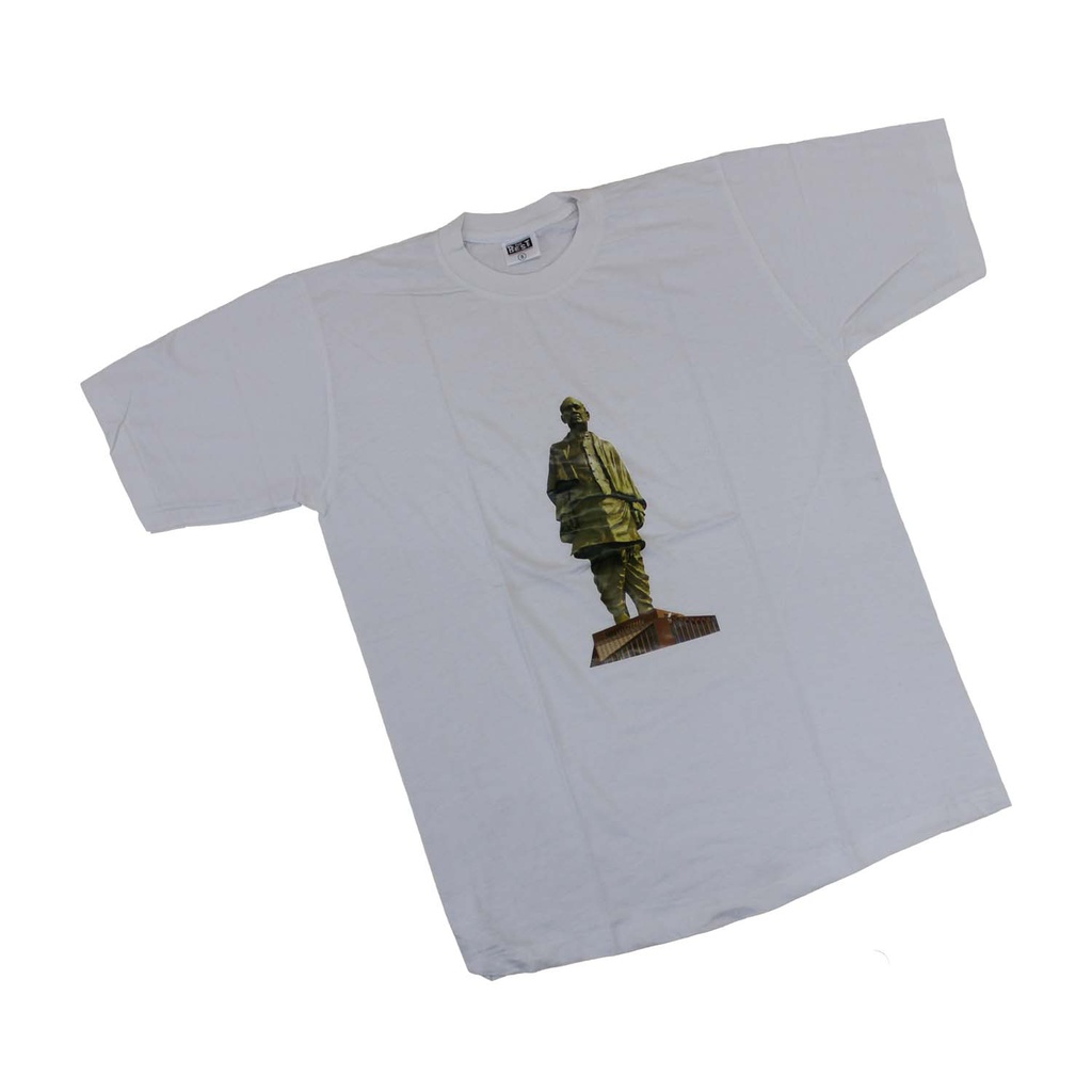 Statue of Unity Cotton Half Sleeves T-Shirt