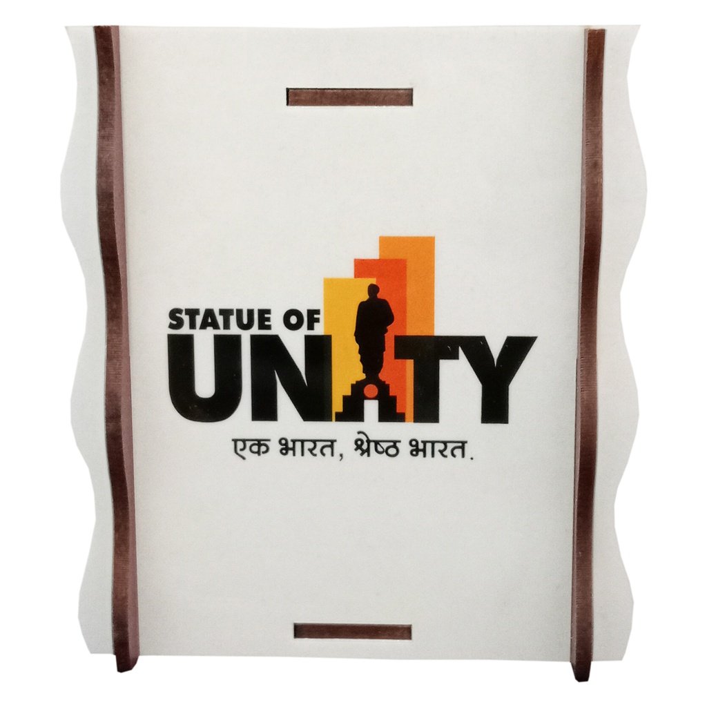 Handcrafted MDF Statue of Unity Pen Stand