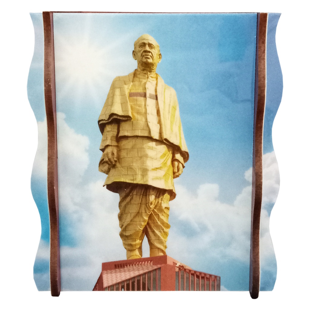 Handcrafted MDF Statue of Unity Pen Stand