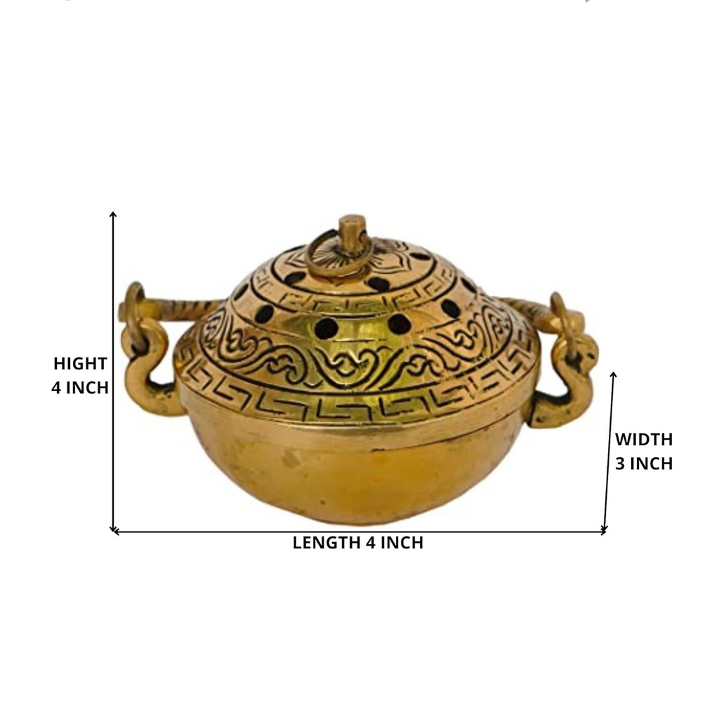 Handcrafted Brass Dhoopdani / Incense Holder