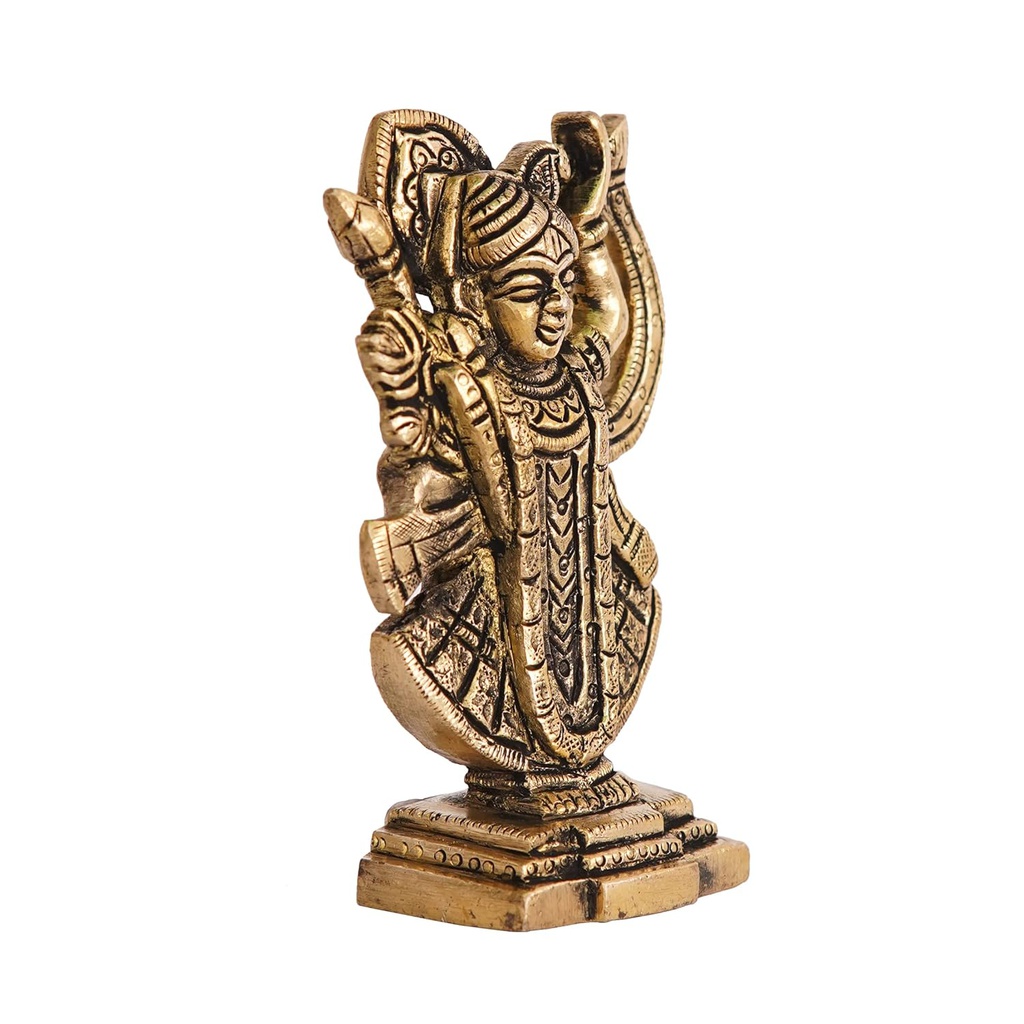 Handcrafted Brass Loard Shreenathji Collectible/ Idol
