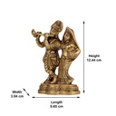 Handcrafted Brass Loard Radha Krishna Collectible/ Idol