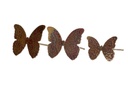 Handcrafted Brass Butterfly Set (Pair of 3)