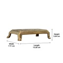 Handcrafted Brass Pooja Chowki/Bajot