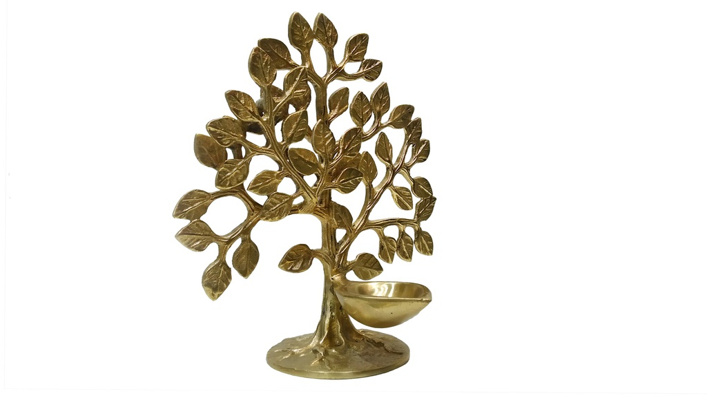 Handcrafted Brass diya stand
