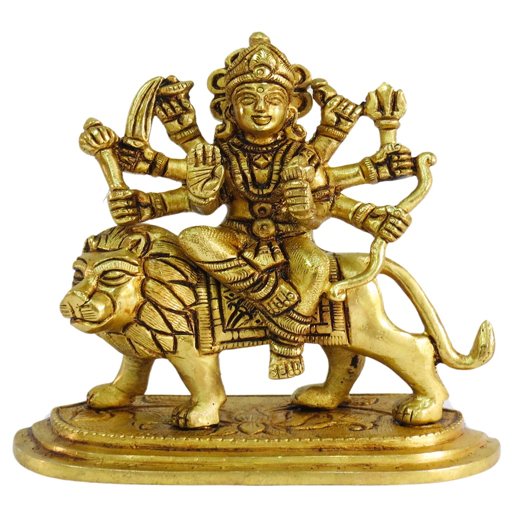 Handcrafted Brass Ambe Maa