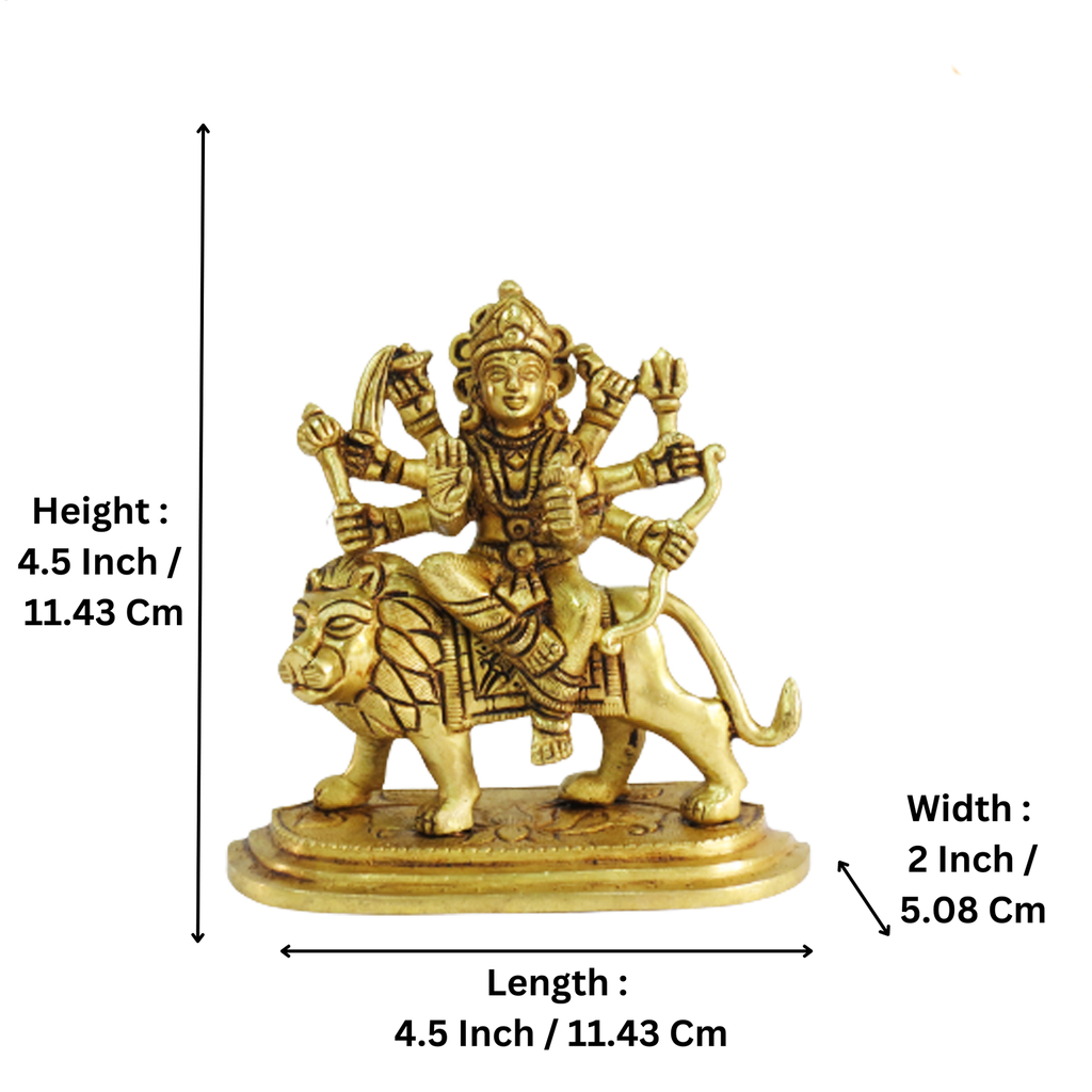 Handcrafted Brass Ambe Maa Idol