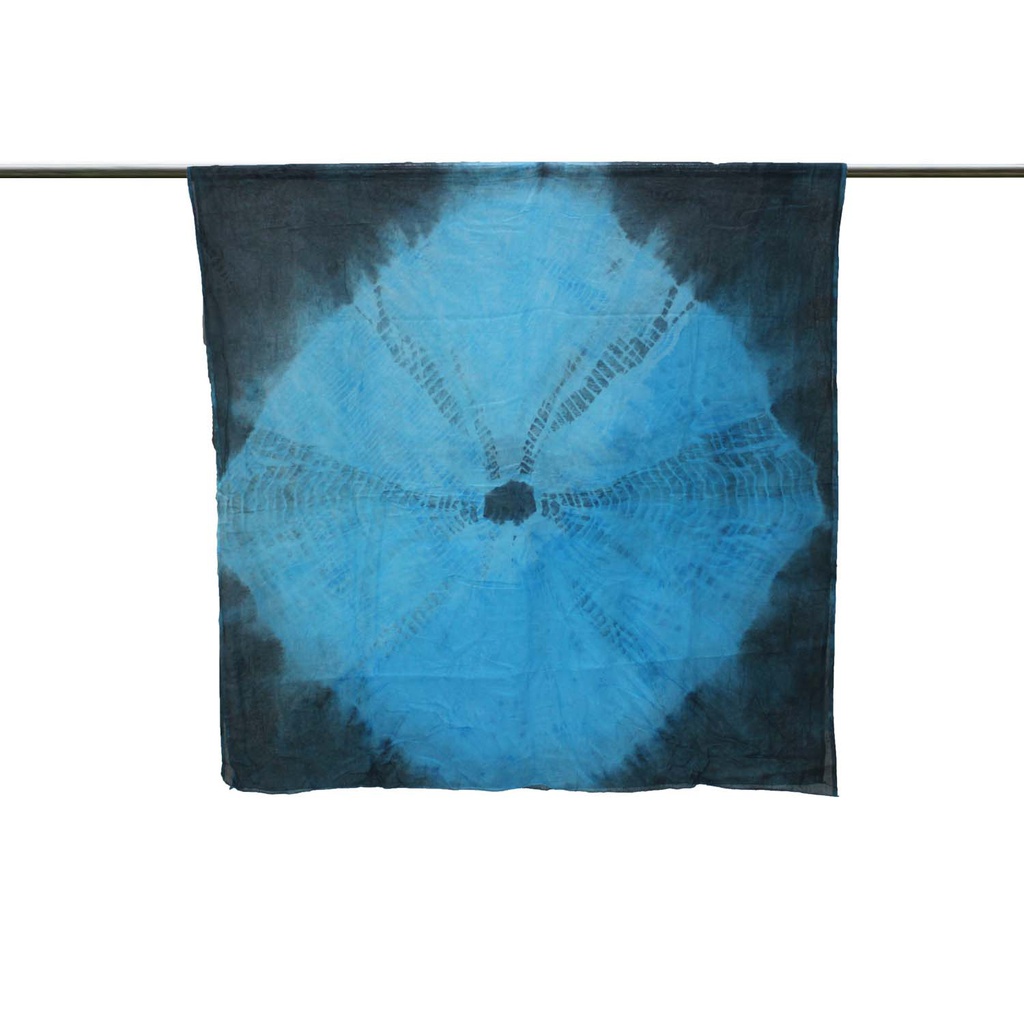 Handwoven Cotton Tie and Dye Shibori Dupatta