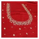Hand Embroidered Unstitched Blouse Material