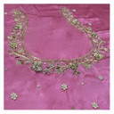 Hand Embroidered Unstitched Blouse Material