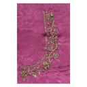 Hand Embroidered Unstitched Blouse Material
