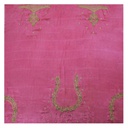 Pink Hand Embroidered Mashru Unstitched Blouse Piece