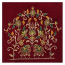 Hand Embroidered Mashru Unstitched Blouse Piece
