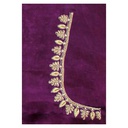 Hand Embroidered Mashru Unstitched Blouse Piece