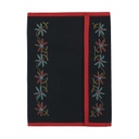 Hand Embroidery Flap File Folder