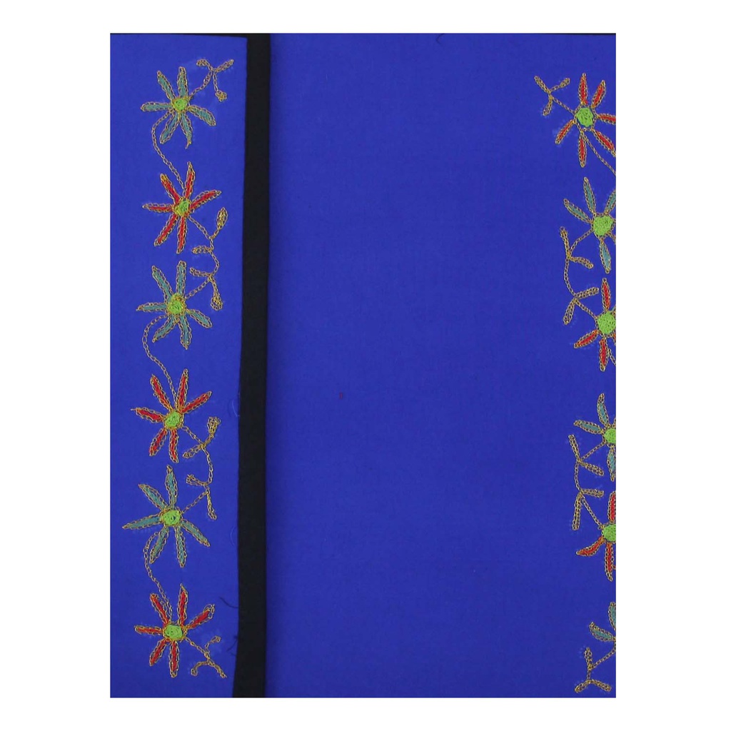 Hand Embroidery Flap File Folder